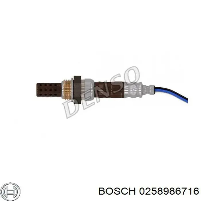 Лямбдазонд, датчик кисню після каталізатора Bosch 0258986716 ціна, від 35.69 USD