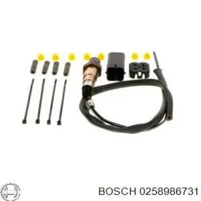Купити 0258986731 Bosch Лямбда-зонд, датчик кисню після каталізатора