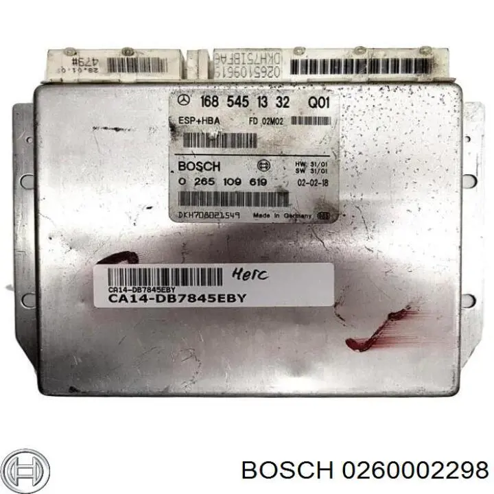 Модуль (ЕБУ) АКПП електронний 0260002298 Bosch
