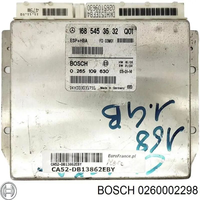 0260002298 Bosch ЕБУ АКПП
