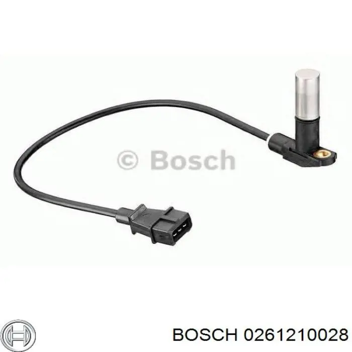 Купити 0261210028 Bosch Датчик положення (оборотів) коленвалу