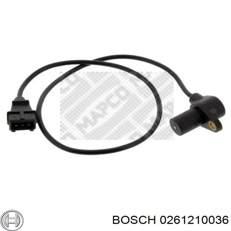 Датчик обертів колінвалу Bosch 0261210036 ціна, від 28.61 USD