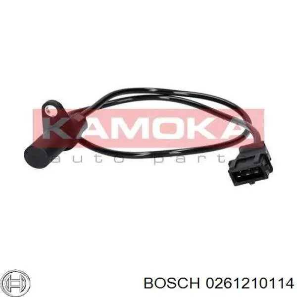 Купити 0261210114 Bosch Датчик положення (оборотів) коленвалу
