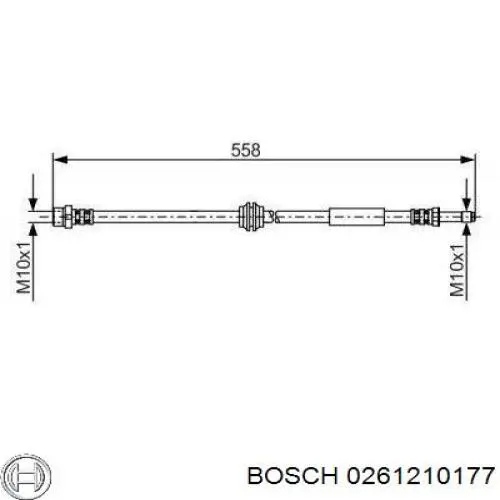 0261210177 Bosch датчик положення (оборотів коленвалу)
