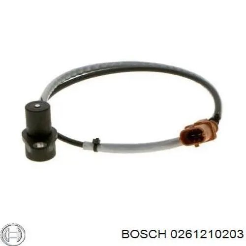 Датчик обертів колінвалу Bosch 0261210203 ціна, від 5.34 USD
