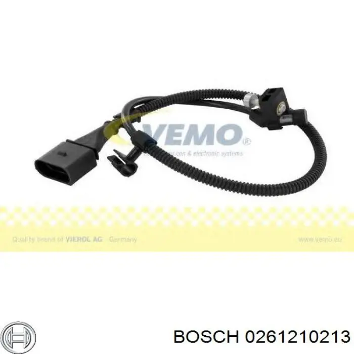 Датчик обертів колінвалу Bosch 0261210213 ціна, від 27.34 USD
