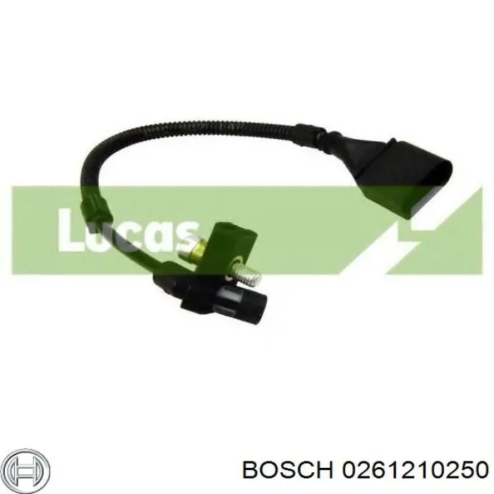 Купити 0261210250 Bosch Датчик положення (оборотів) коленвалу