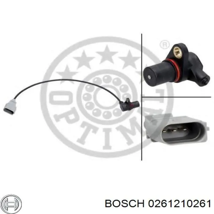0261210261 Bosch датчик положення (оборотів коленвалу)