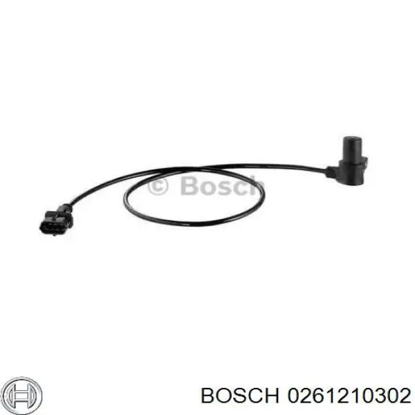 Датчик положення (оборотів) коленвалу 0261210302 Bosch