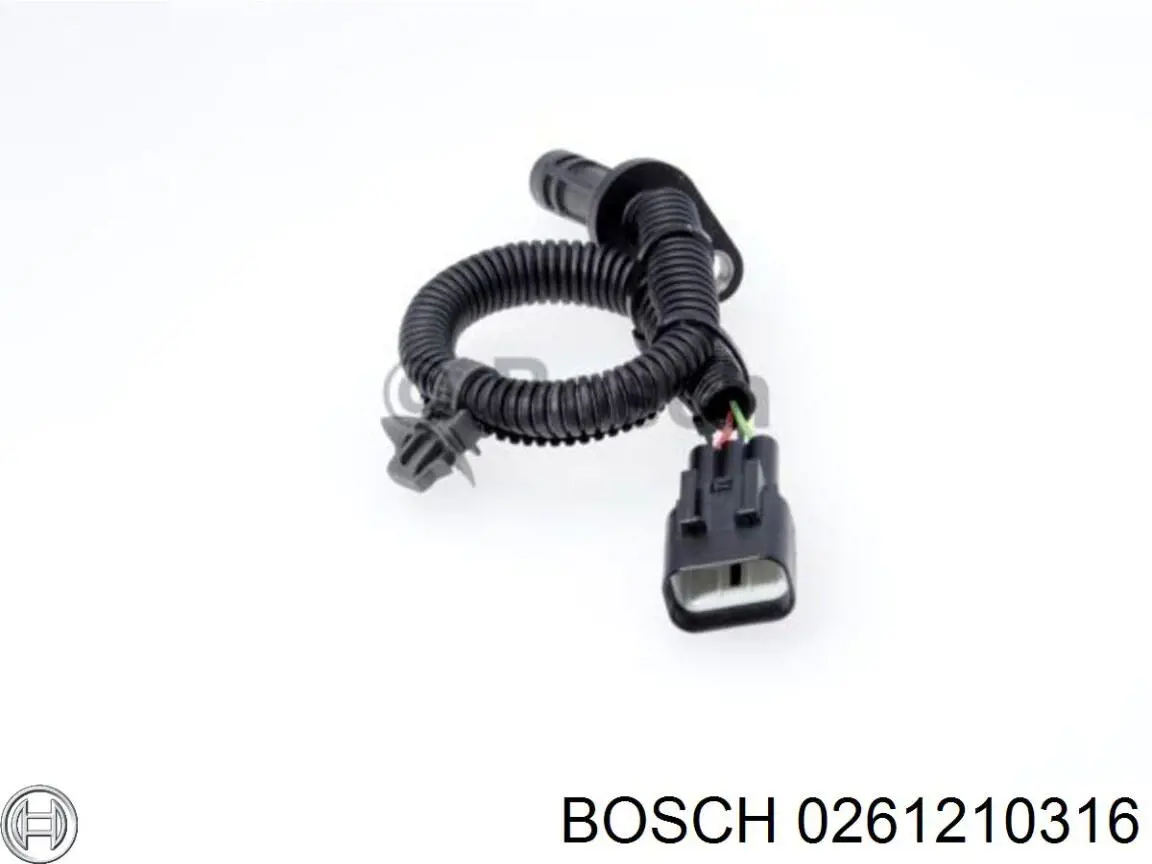 Купити 0261210316 Bosch Датчик положення (оборотів) коленвалу