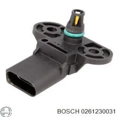 0261230031 Bosch датчик тиску у впускному колекторі, map