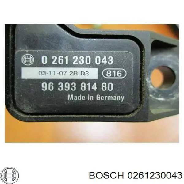 Купити 0261230043 Bosch Датчик абсолютного тиску