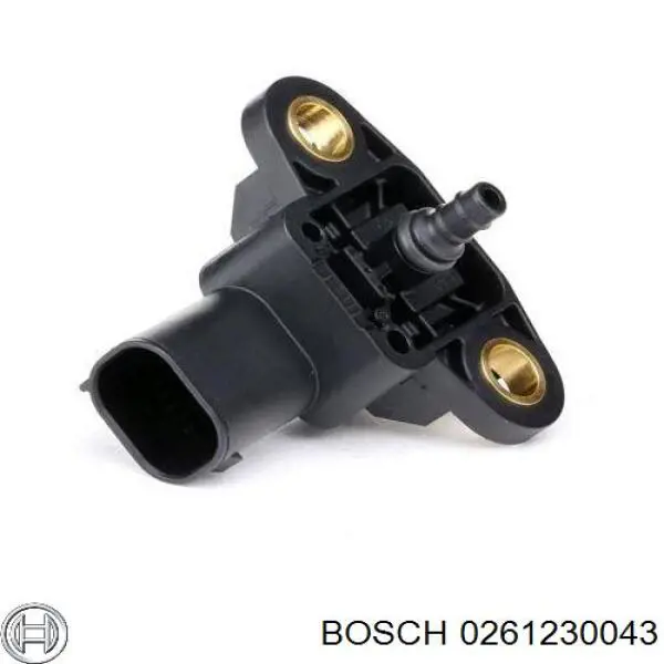 0261230043 Bosch датчик тиску у впускному колекторі, map