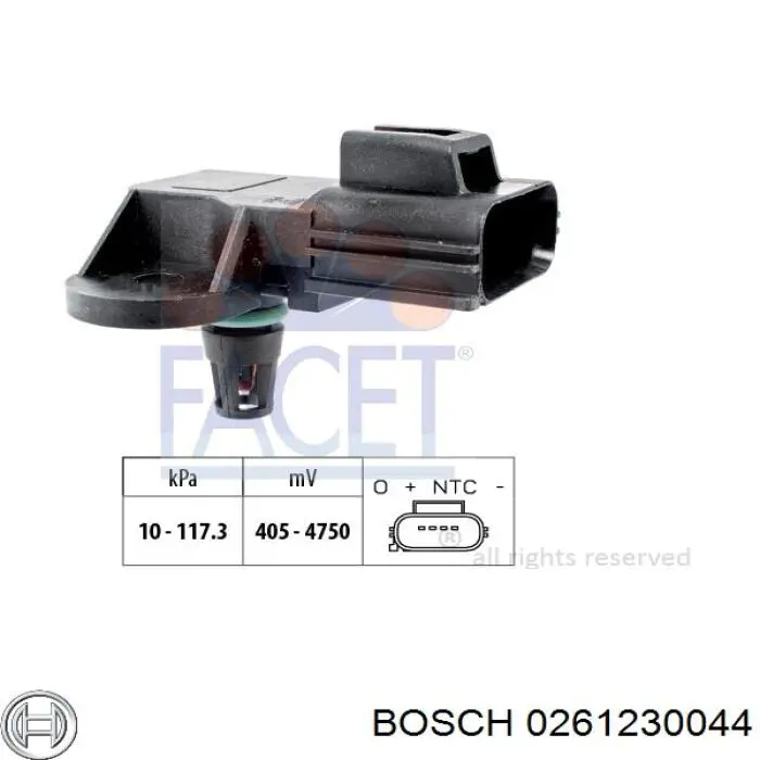 МАП Сенсор 0261230044 Bosch