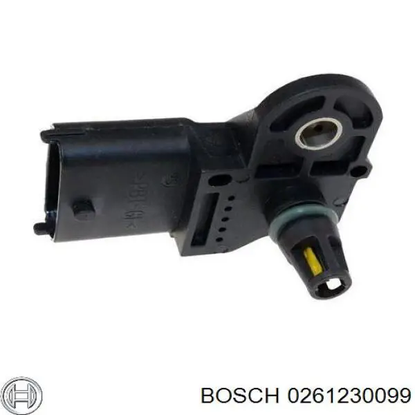 0261230099 Bosch датчик тиску у впускному колекторі, map