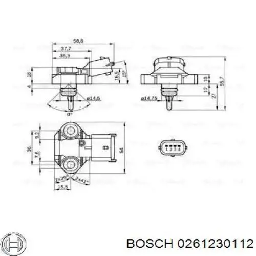 12582232 Opel Манометри