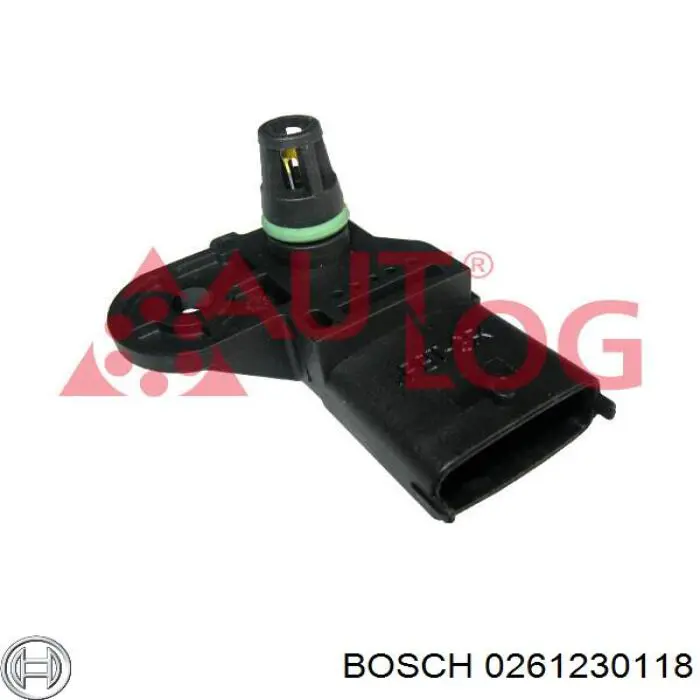 0261230118 Bosch датчик тиску у впускному колекторі, map