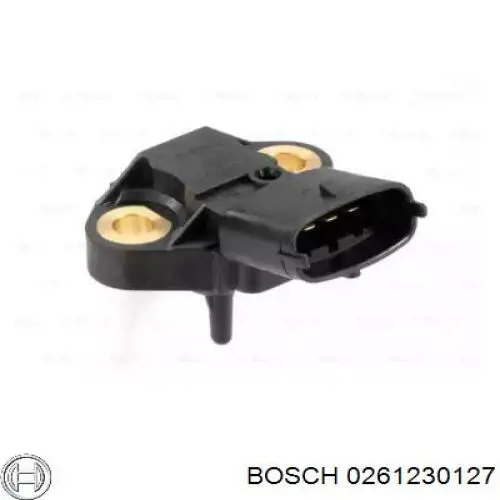 0261230127 Bosch датчик потоку (витрати повітря, витратомір MAF - (Mass Airflow))