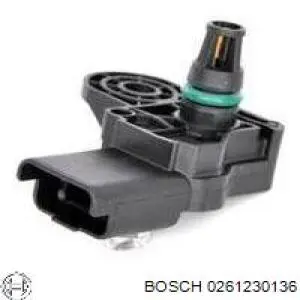 0261230136 Bosch датчик тиску у впускному колекторі, map