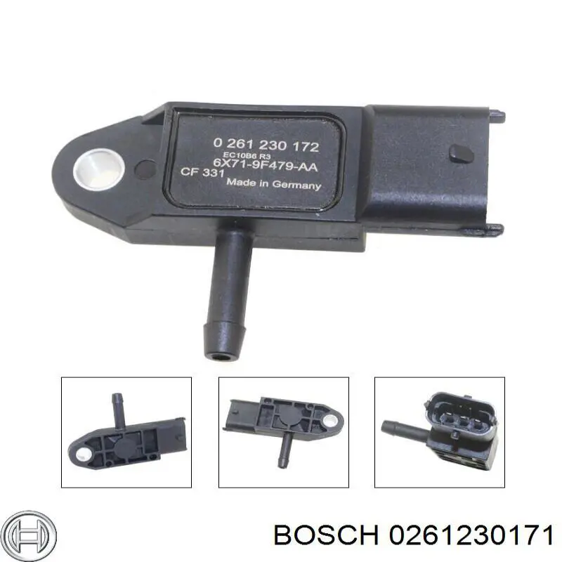 0261230171 Bosch датчик тиску вихлопних газів