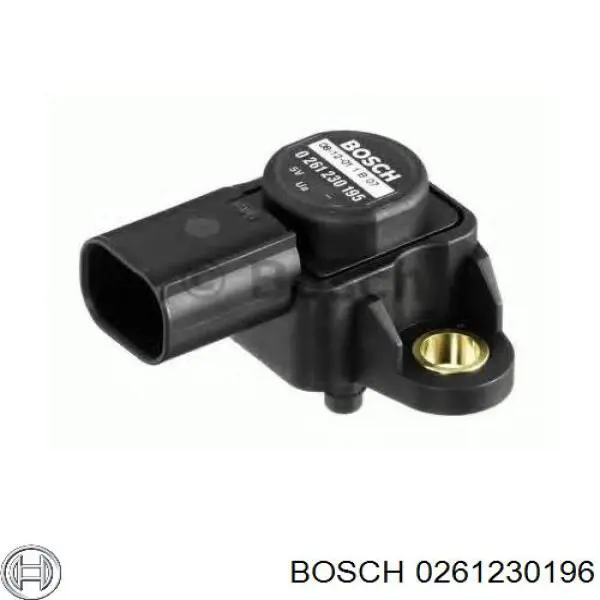 MAP сенсор Bosch 0261230196 ціна, від 12.95 USD