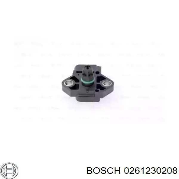Датчик тиску наддуву (датчик нагнітання повітря в турбіну) Bosch 0261230208 ціна, від 30.75 USD