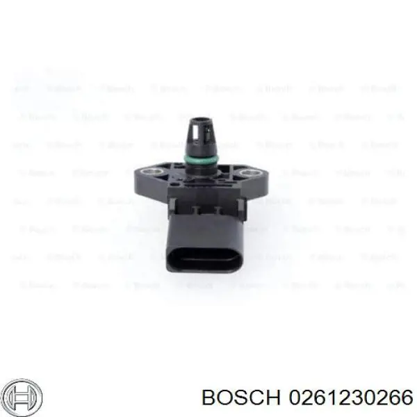 0261230266 Bosch датчик тиску наддуву (датчик нагнітання повітря в турбіну)