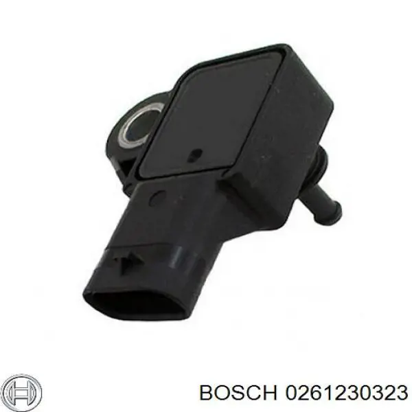 Датчик потоку (витрати) повітря, витратомір MAF - (Mass Airflow) 0261230323 Bosch