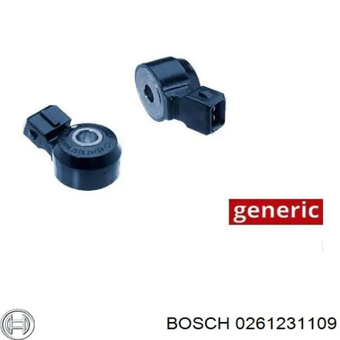 0261231109 Bosch Датчик детонації