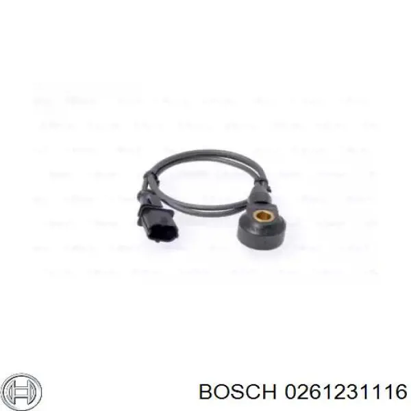 0261231116 Bosch датчик детонації