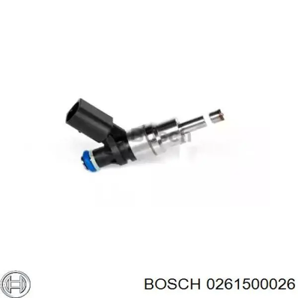 0261500026 Bosch форсунка вприску палива