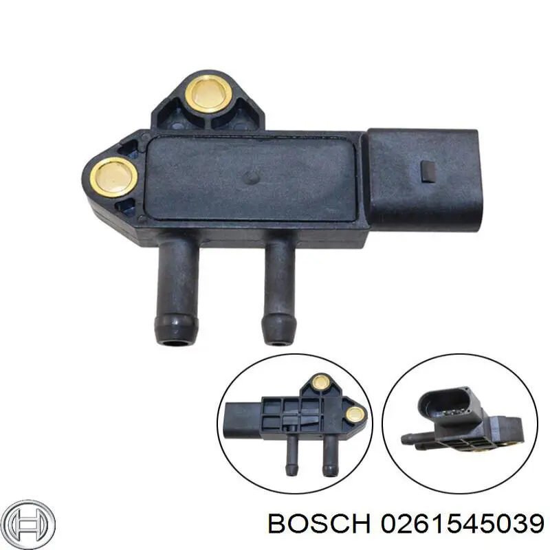 Датчик тиску палива Bosch 0261545039