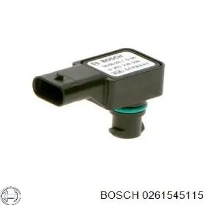 Датчик тиску палива Bosch 0261545115 ціна, від 25.34 USD