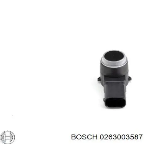 Датчик сигналізації паркування (парктронік), задній Bosch 0263003587 ціна, від 19.68 USD