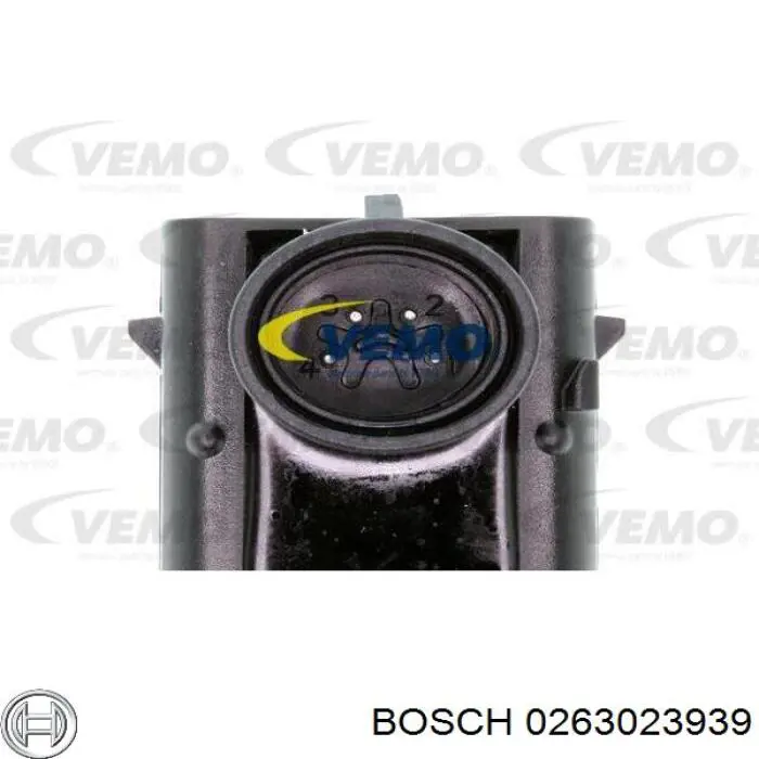 Датчик сигналізації паркування (парктронік), передній 0263023939 Bosch