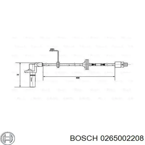 Купити A1245401917 Mercedes Датчик АБС (ABS) задній