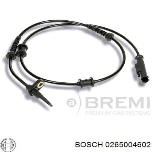 Купити 0265004602 Bosch Датчик АБС (ABS) задній