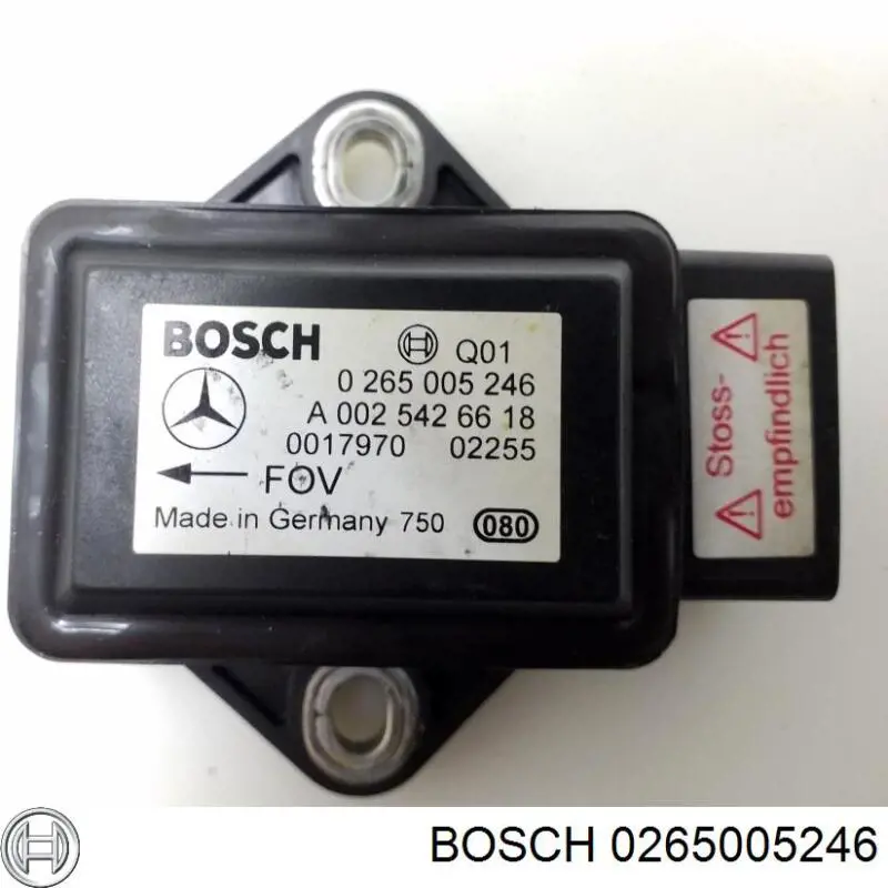 Купити 0265005246 Bosch Датчик поперечного прискорення (ESP)