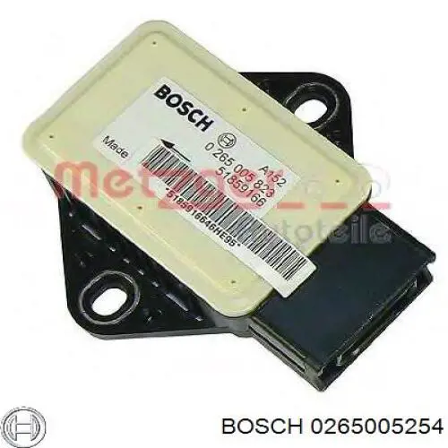 0265005254 Bosch Датчик поперечного прискорення (ESP)