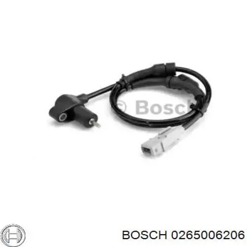 0265006206 Bosch датчик абс (abs задній)