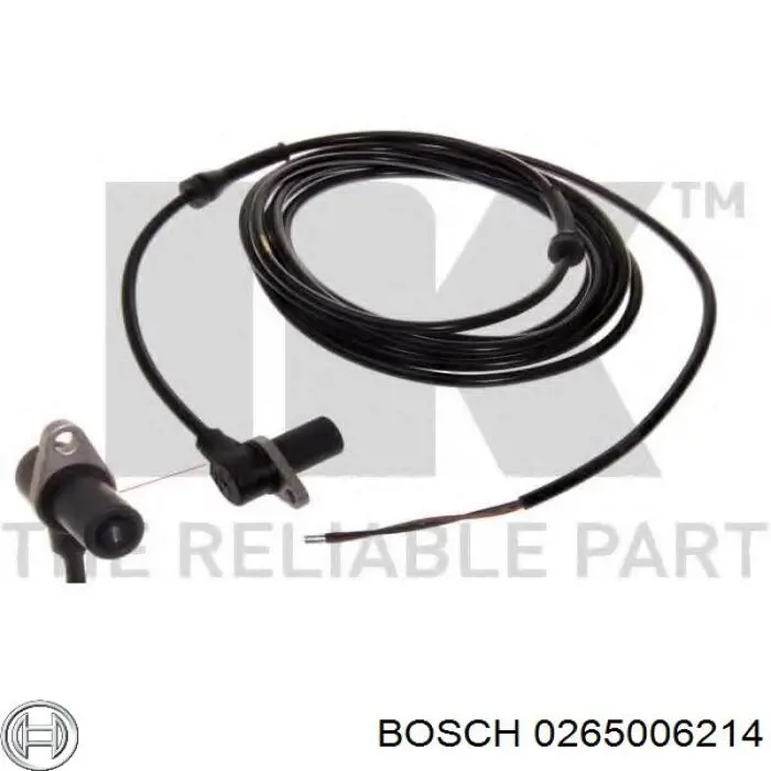 Датчик ABS передній Bosch 0265006214 ціна, від 22.48 USD
