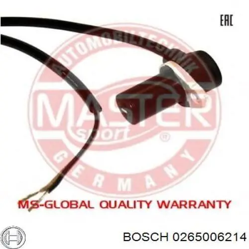 0265006214 Bosch Датчик АБС