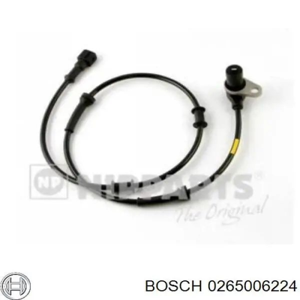0265006224 Bosch датчик абс (abs передній, лівий)