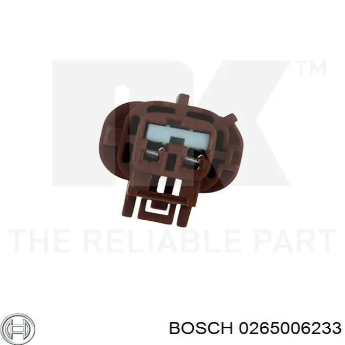 Купити 0265006233 Bosch Датчик АБС (ABS) передній, лівий