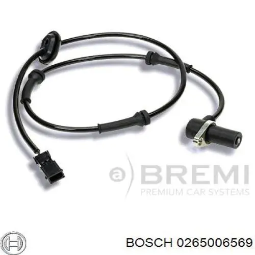 Датчик АБС (ABS) задній Bosch 0265006569 ціна, від 25.57 USD