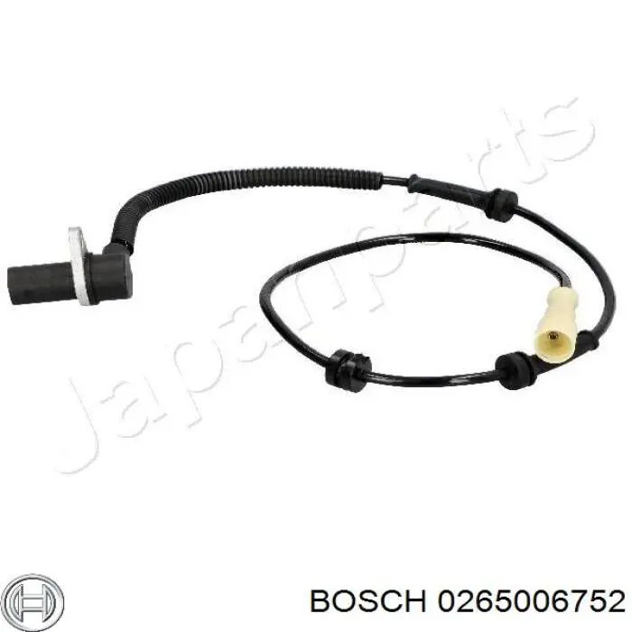 Датчик АБС (ABS) передній, лівий 0265006752 Bosch