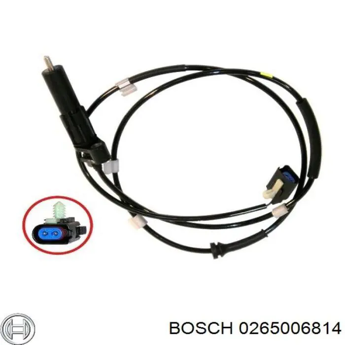 Датчик АБС (ABS) задній, лівий 0265006814 Bosch