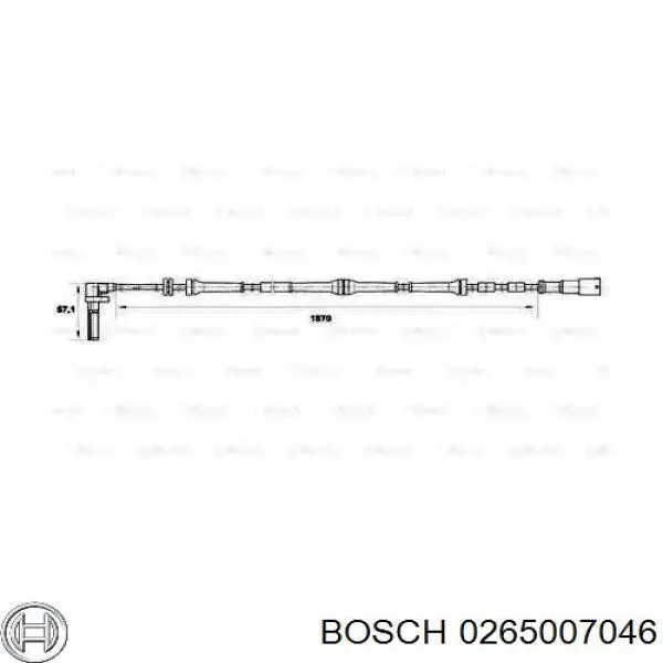 30490 ABS Датчик ABS передній лівий