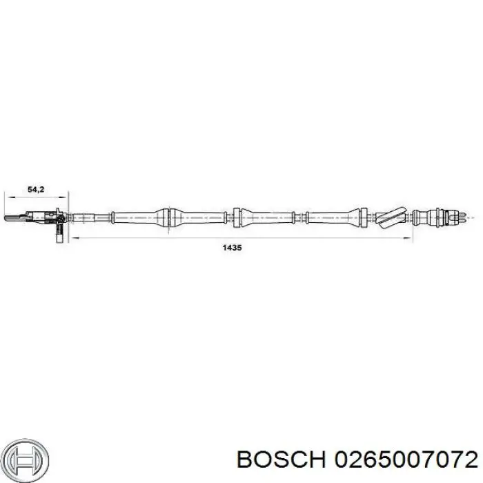 Датчик АБС (ABS) задній, лівий Bremi 50377