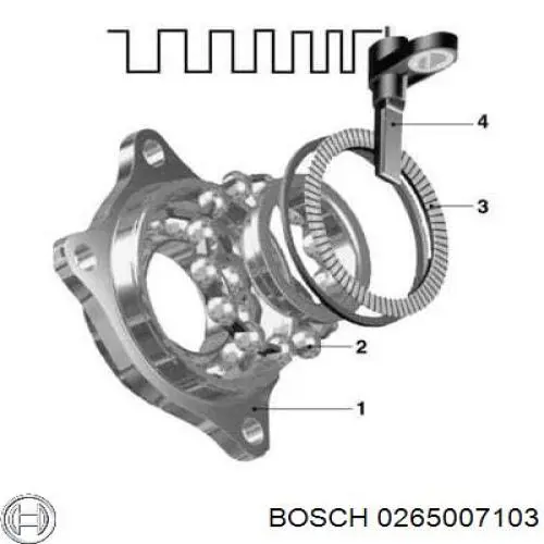 Купити Датчик АБС передній Fiat Albea  172